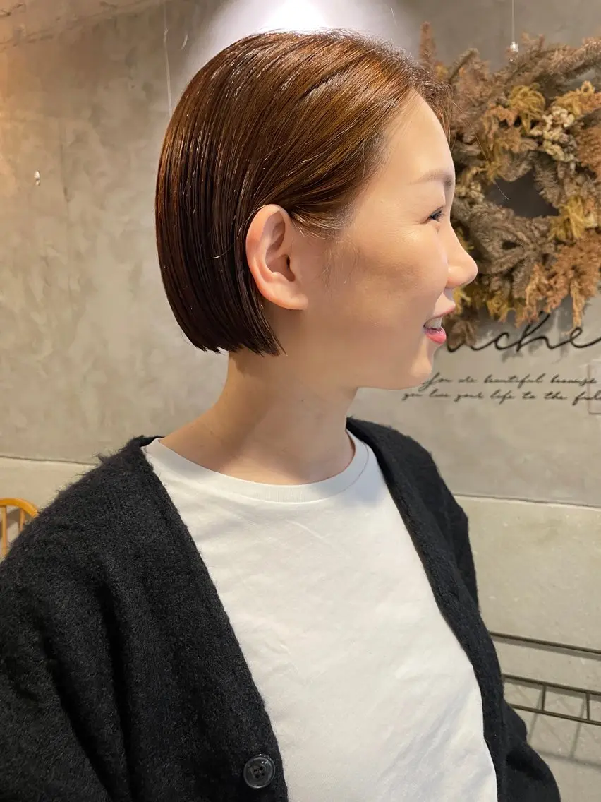 ショート カラー ボブ カット ヘアカラー トリートメント ayane⭐️ボブ・ ショート・パーマのヘアスタイル