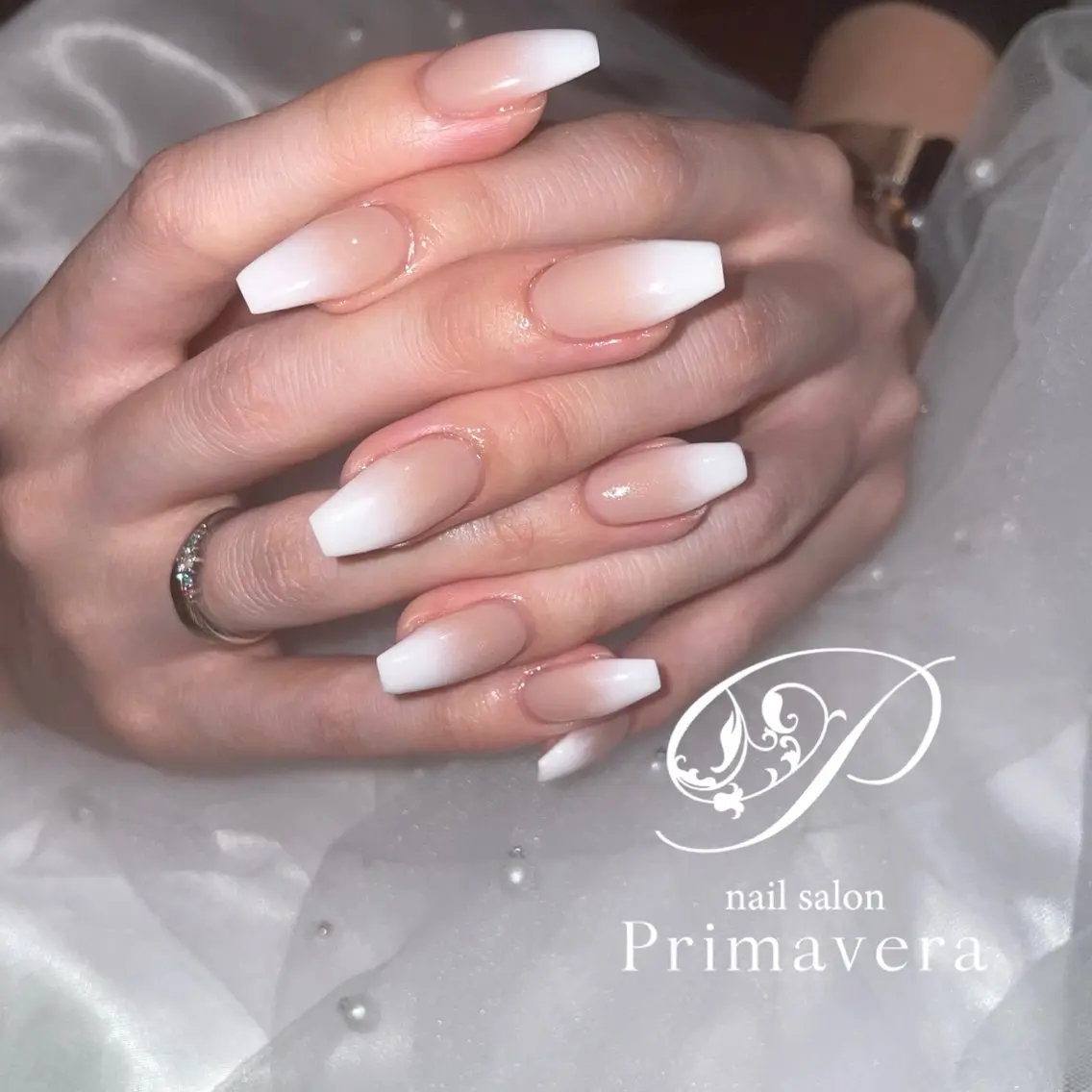 ネイル ハンドネイル Primavera 新横浜🤍美フォルムのネイルデザイン