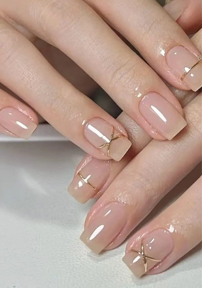 ネイル チークネイル グラデーション マグネットネイル 春ネイル ワンホンネイル AZA NAILROOMのネイルデザイン
