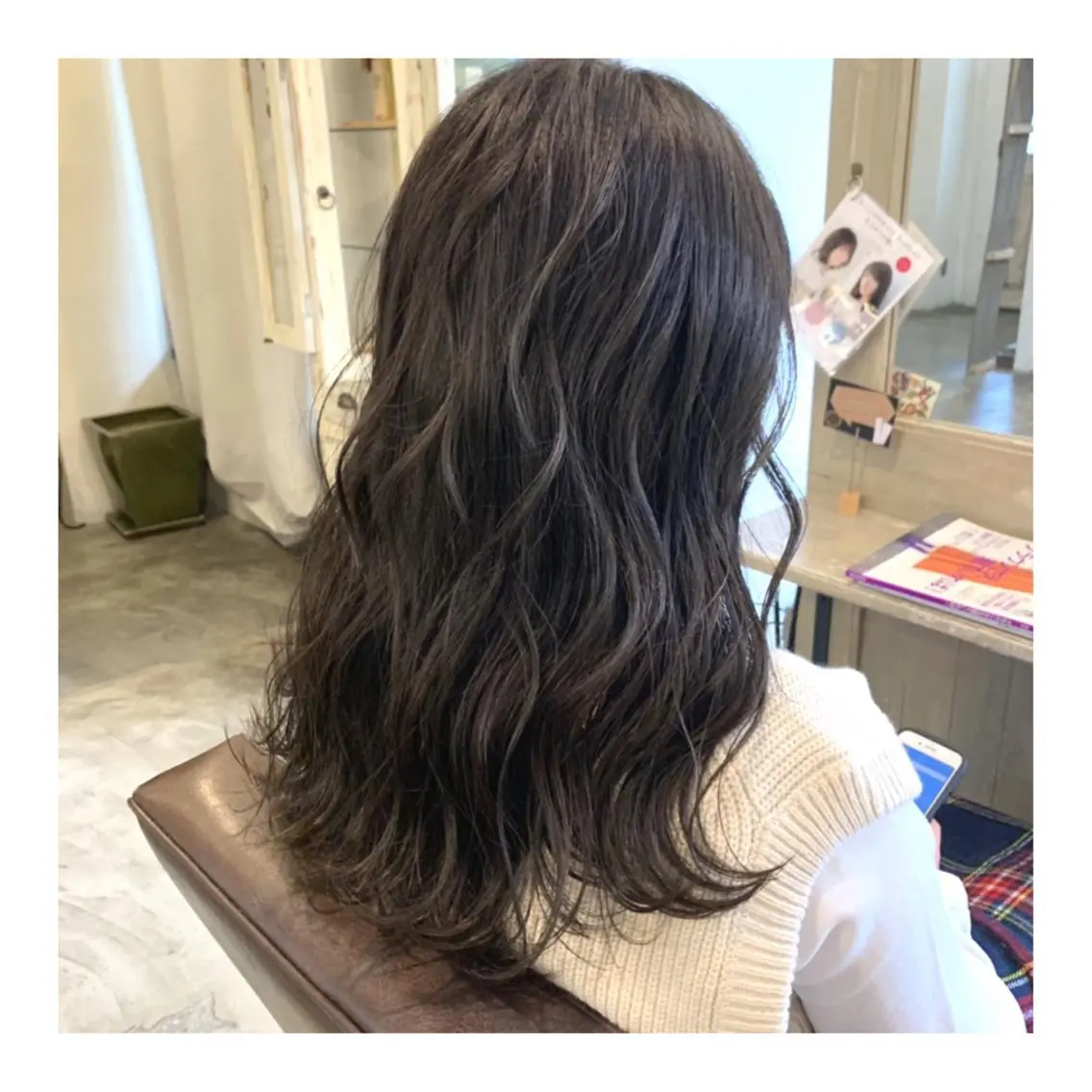 ロング カラー ヘアアレンジ カット ヘアカラー トリートメント 🌻あいり merci.🌻のヘアスタイル