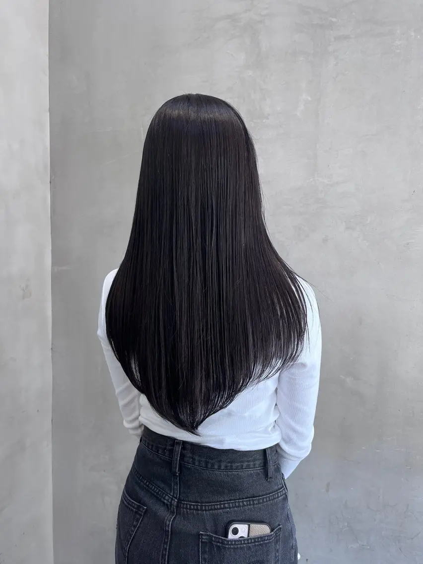 セミロング カラー ヘアアレンジ 🫧艶髪矯正 髪質改善🫧 大介のヘアスタイル