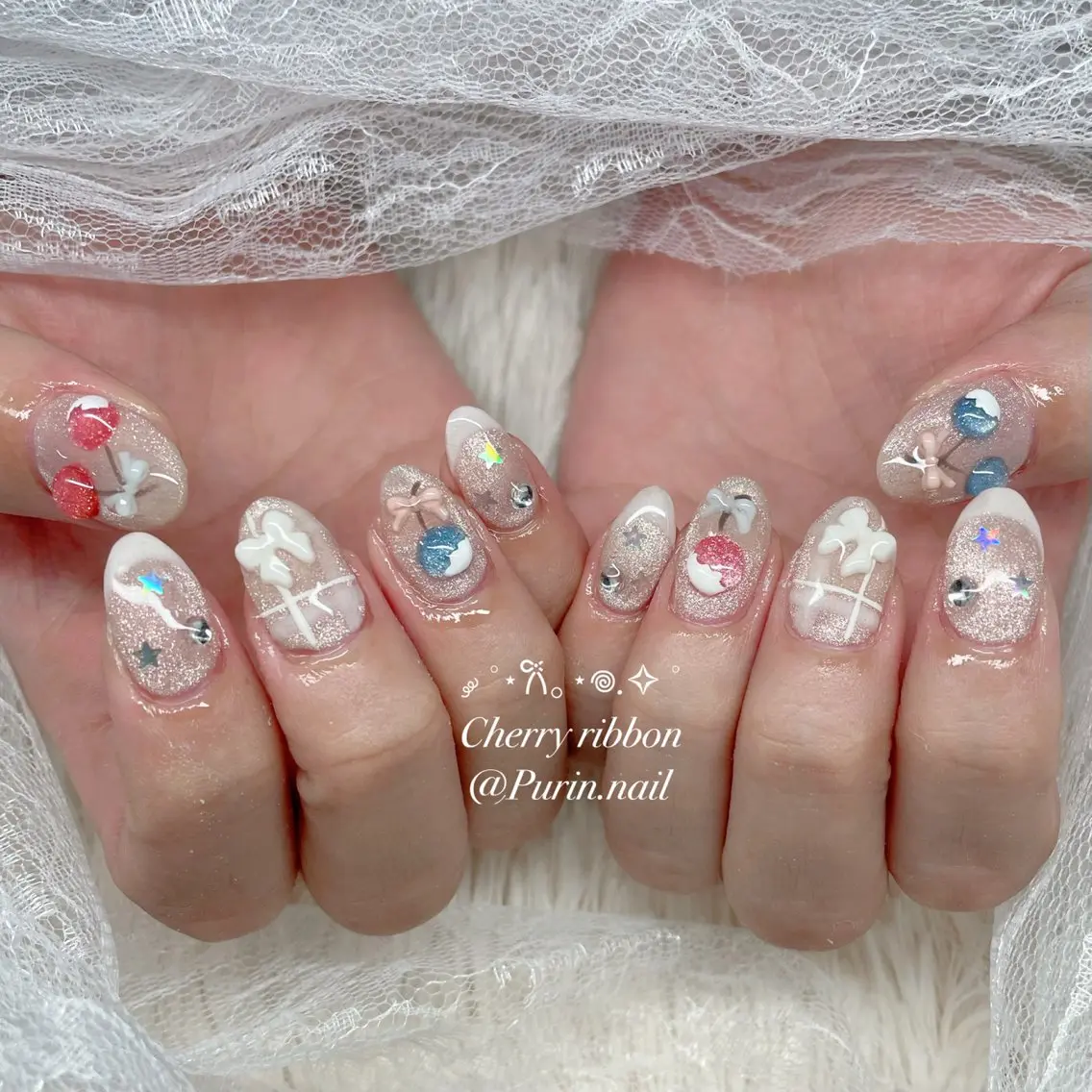 ネイル ハンドネイル Nails by Purin🍮のネイルデザイン