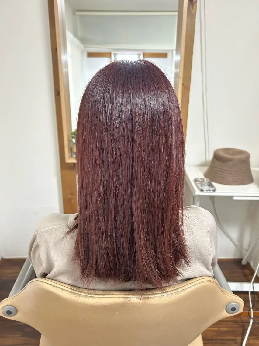 セミロング カラー ヘアカラー 🌈アイスアウト🌈 Mahoのヘアスタイル