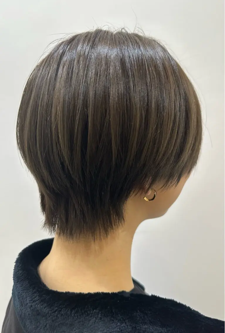 ショート テクニカルディレクタ ー葛西凌大のヘアスタイル