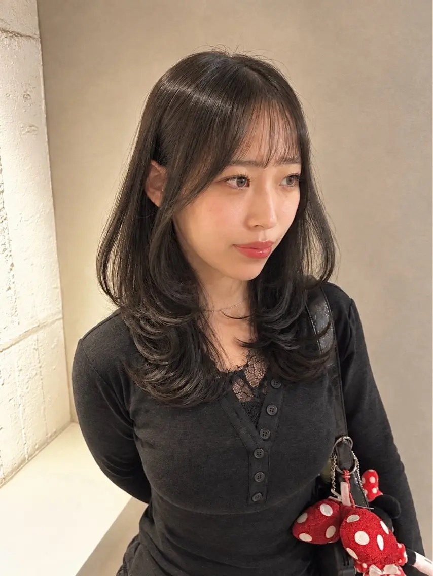 ミディアム レイヤーカット TENSHOのヘアスタイル