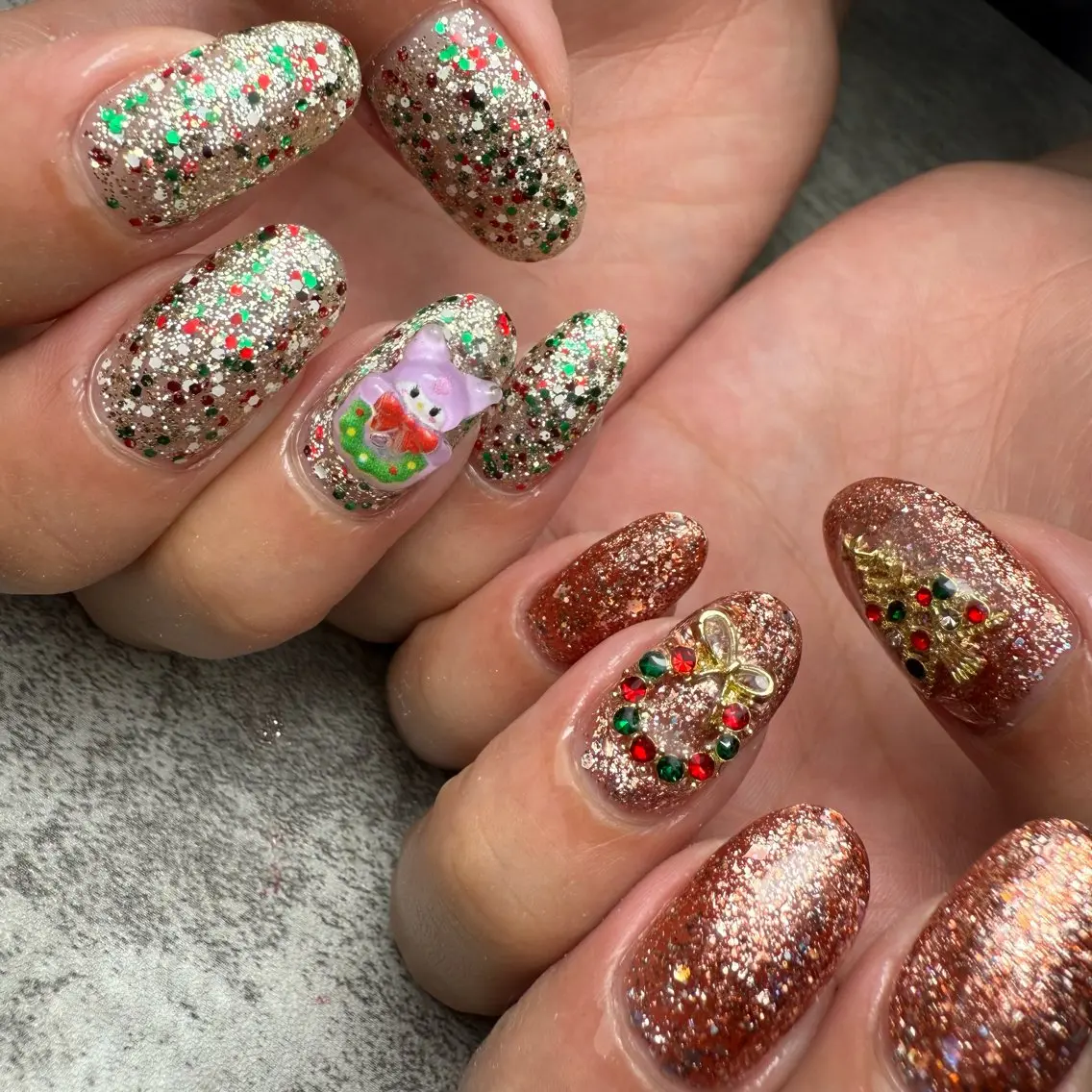 ネイル 冬ネイル クリスマス yuki nail...のネイルデザイン