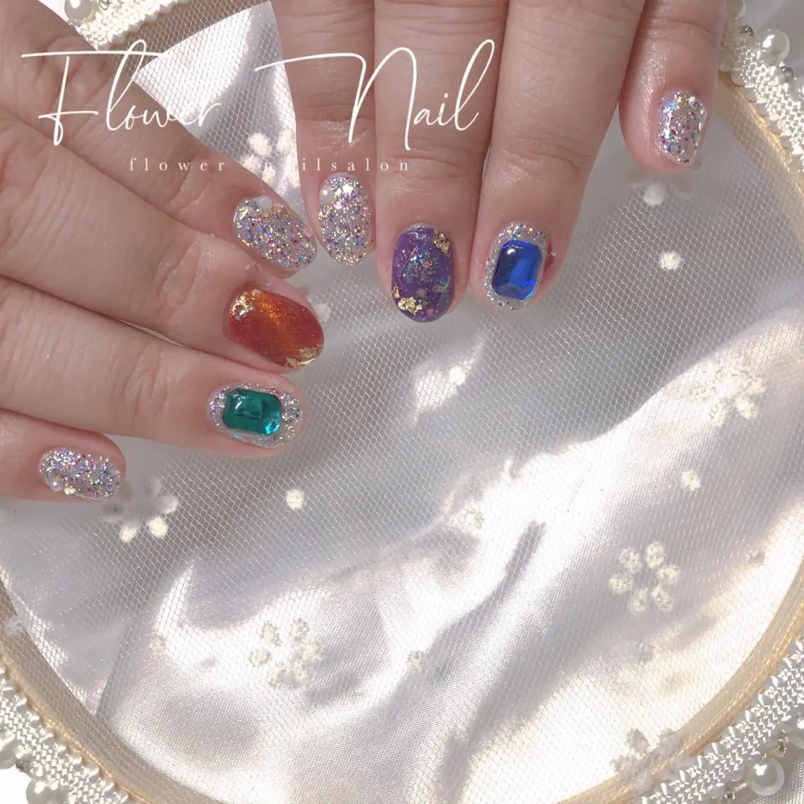 ネイル Flower nailのネイルデザイン