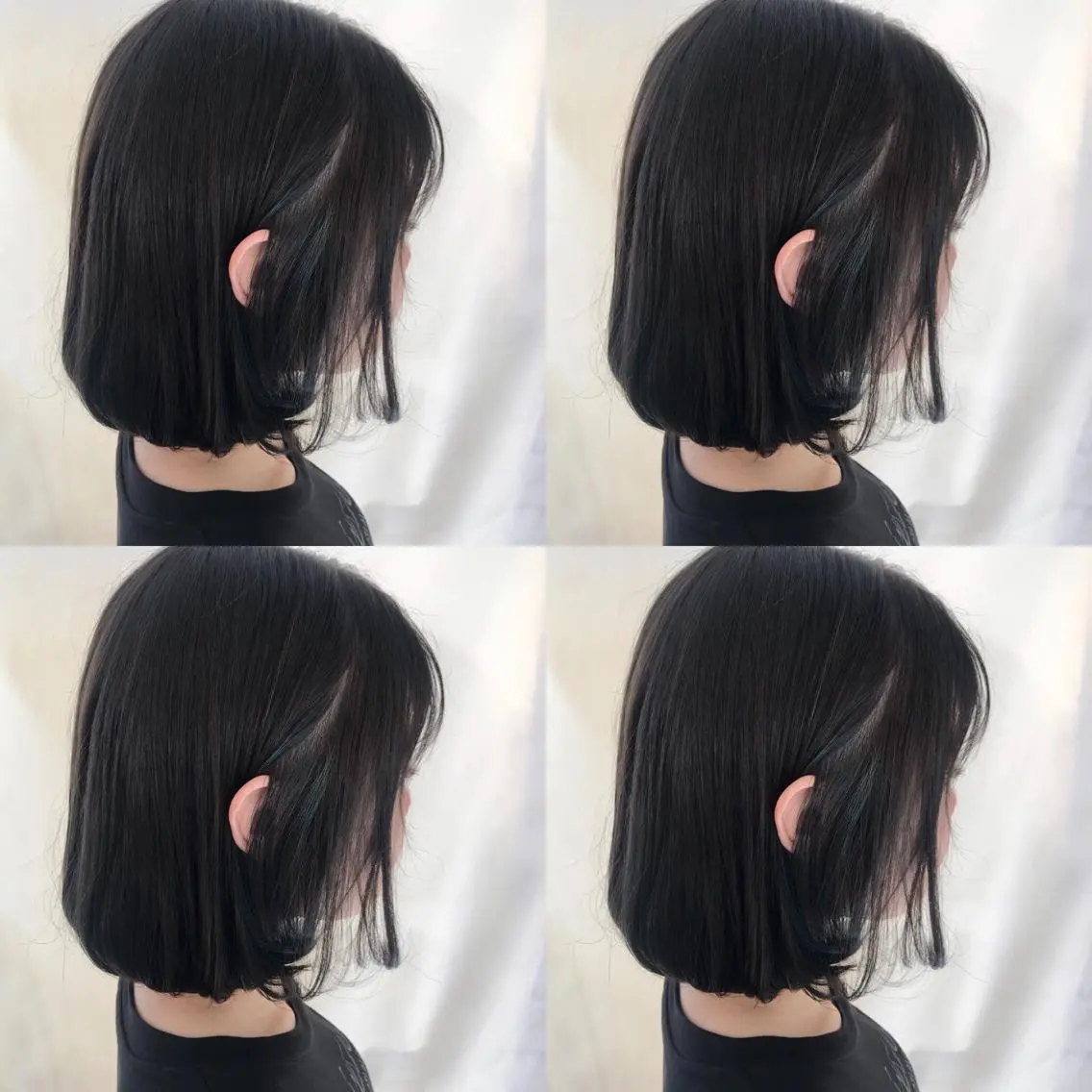 ミディアム カラー 小栗 麻衣のヘアスタイル