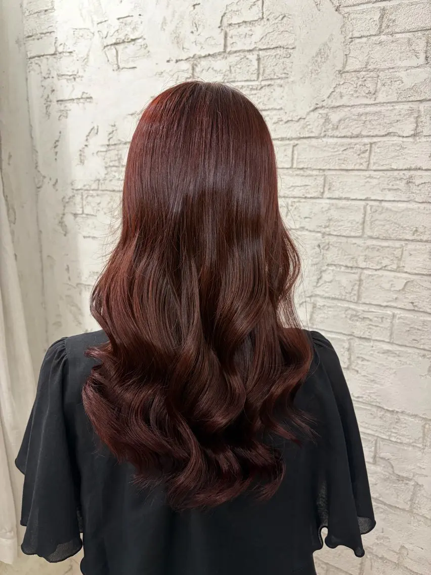 ロング カラー ブラウンカラー KIRA🎀ブリーチ モデル募集中🪄のヘアスタイル