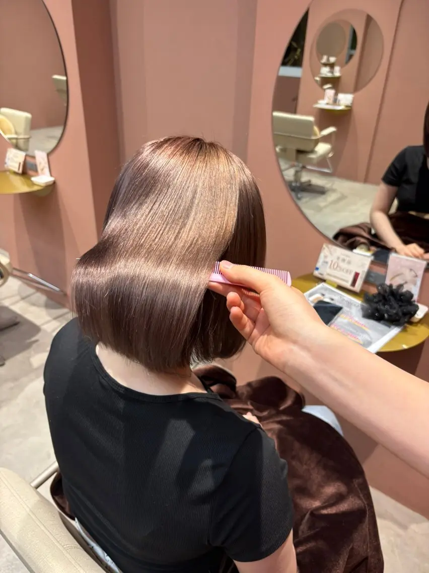 ミディアム inity緑地公園 岡和那のヘアスタイル