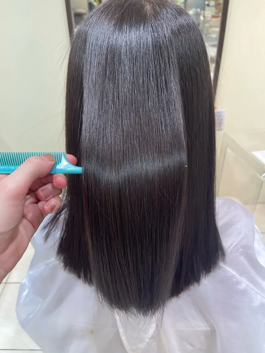 ロング 髪質改善 カネヒラ リョウスケのヘアスタイル