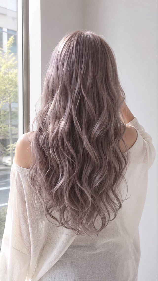 ロング カラー タケ ウチのヘアスタイル