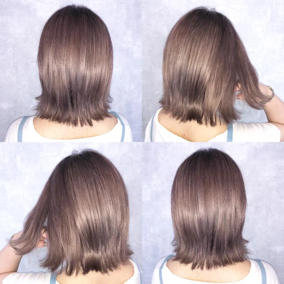 ショート カラー ベージュカラー レイヤーカット BLend 渋谷のヘアスタイル