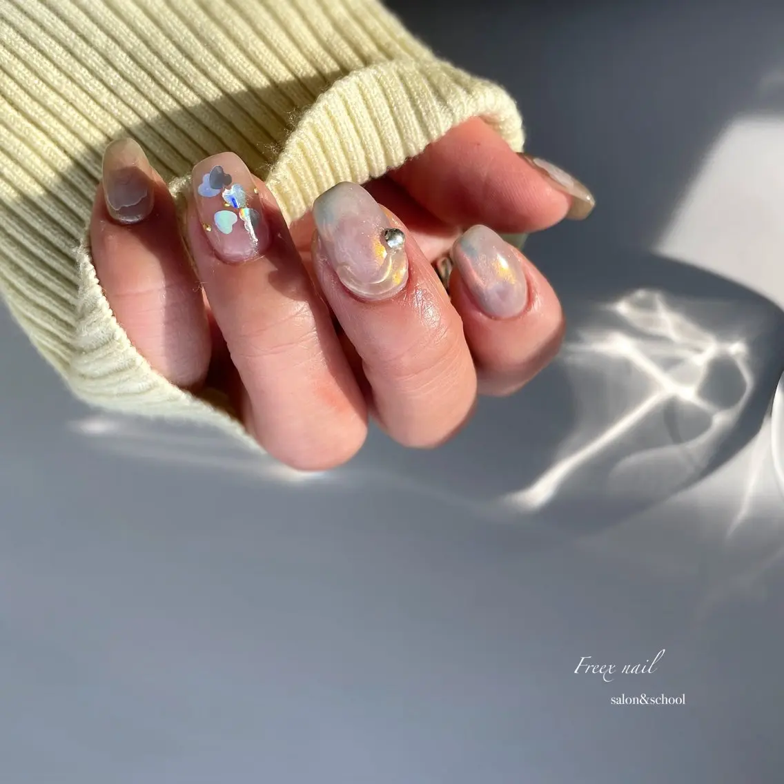 ネイル ハンドネイル ハンドケア freex nail /ニュアンス/個性派のネイルデザイン