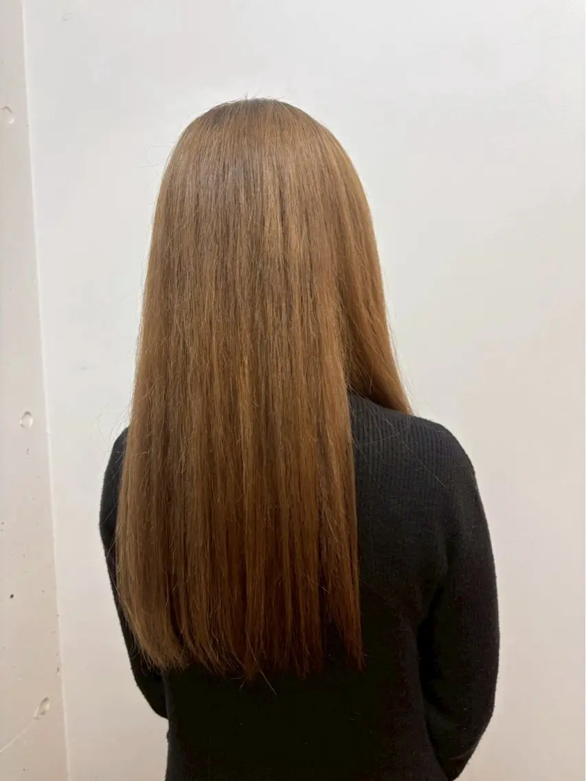 ロング カラー カット ヘアカラー みぞぐち じゅりのヘアスタイル