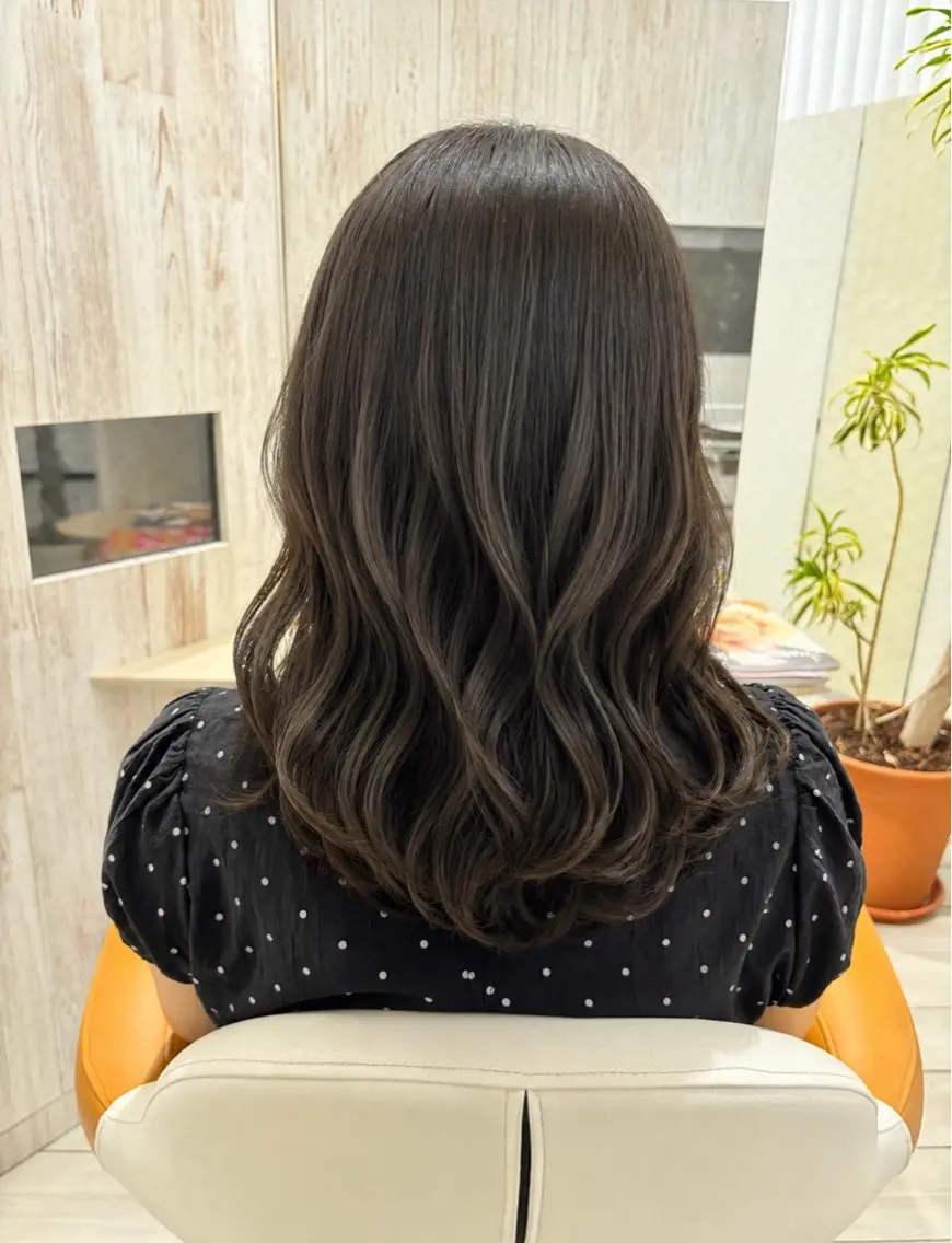 セミロング カラー 透明感カラー グレージュ カット ヘアカラー トリートメント ヘッドスパ noi/ MANAMIのヘアスタイル