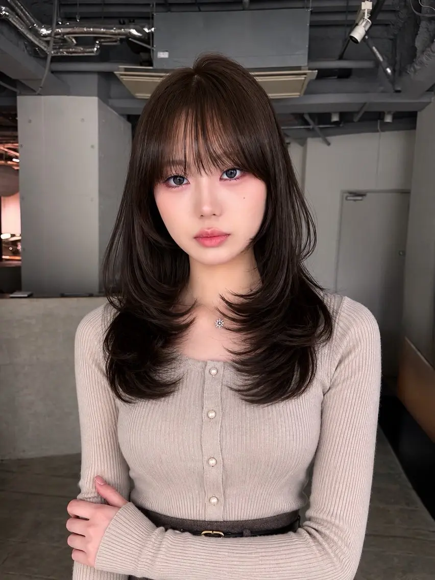 ロング 口コミＮｏ1✨️レイ ヤーカット/かいとのヘアスタイル