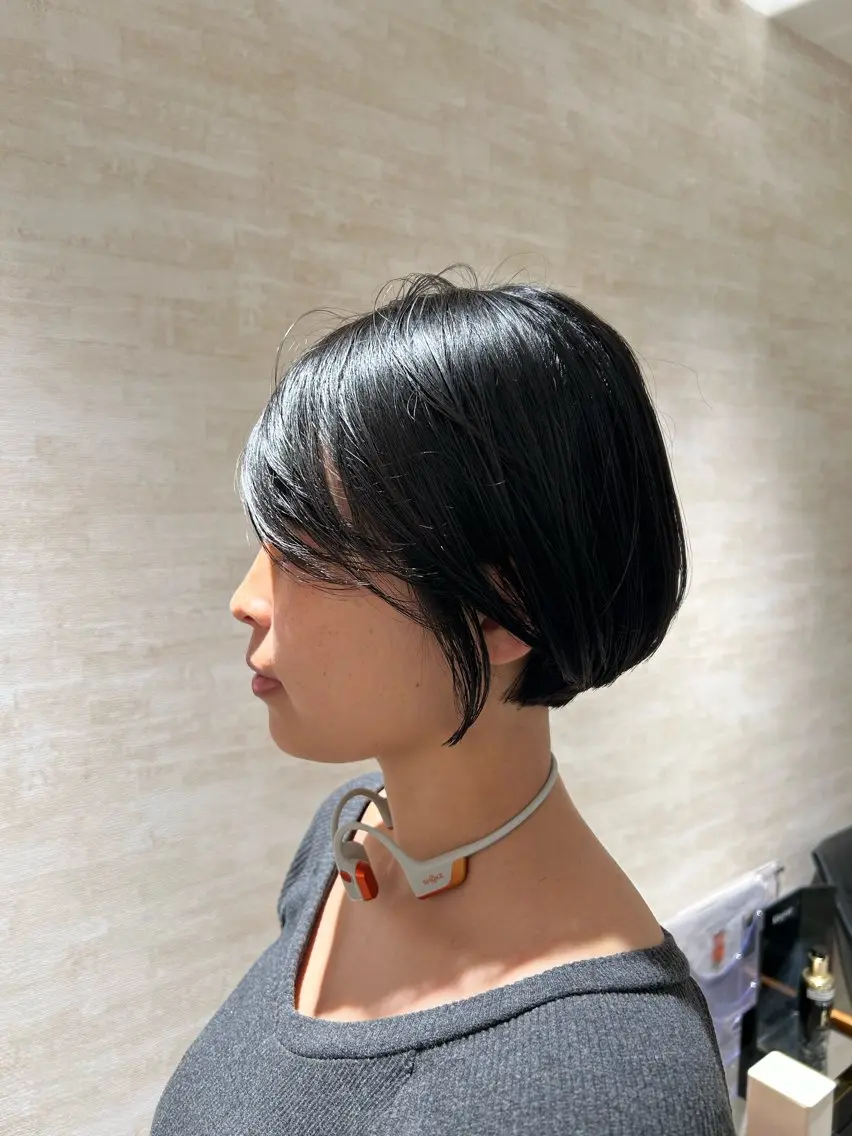 ショート ショートボブ ボブ ショートヘア 飯塚新 🌱カットモデルのヘアスタイル