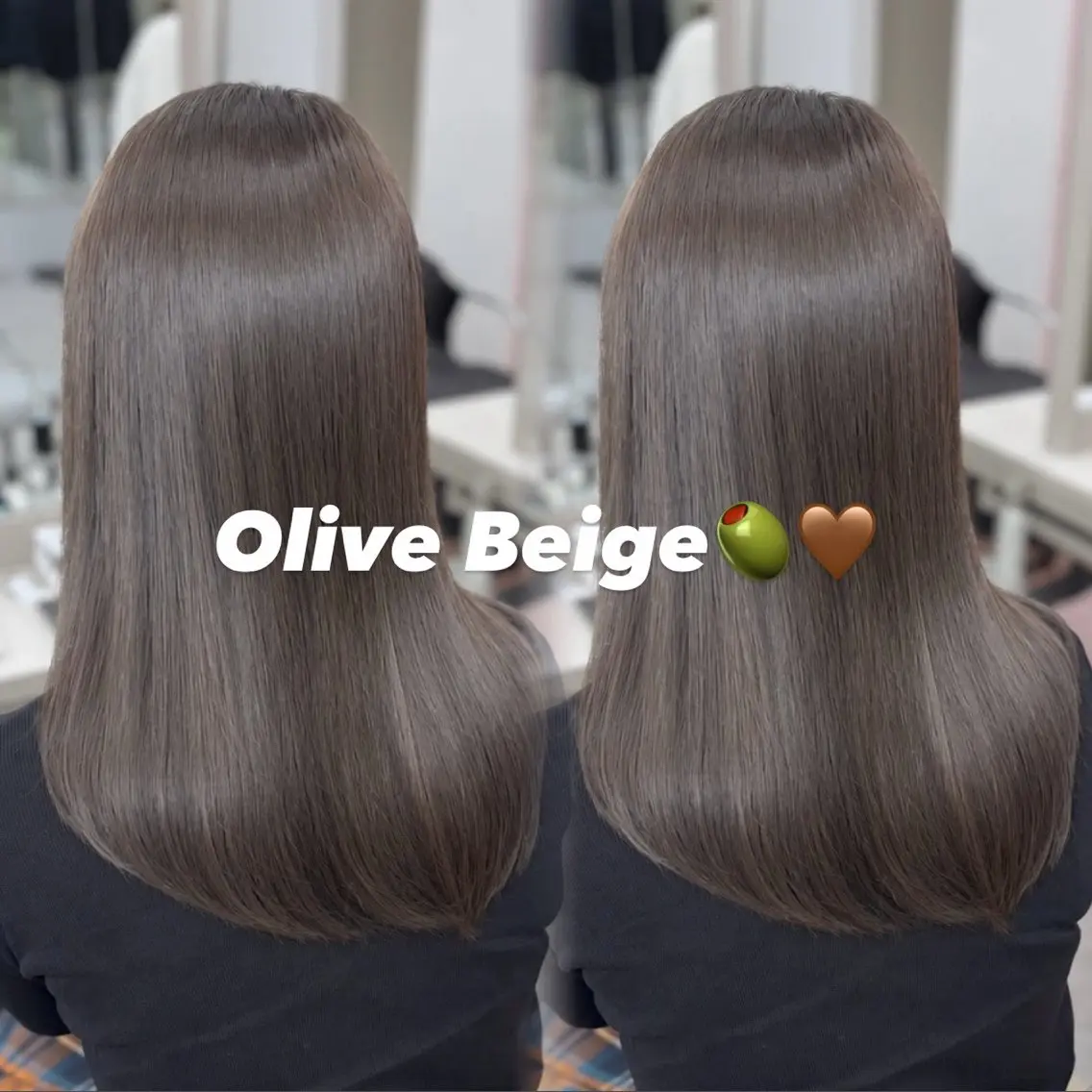 ミディアム カラー ヘアカラー coco ウナのヘアスタイル