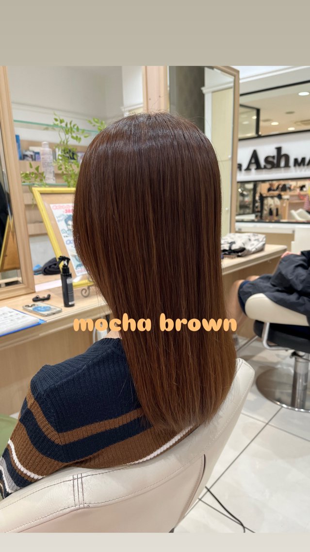 ミディアム カラー カット ヘアカラー 行徳/艶カラー/ 特殊パーマ/森のヘアスタイル