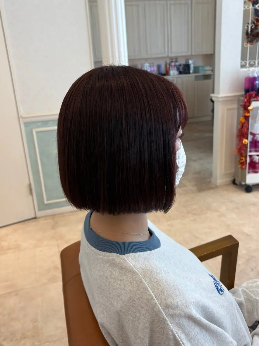 ショート 艶感暖色カラー🥀/ レイヤー / れいかのヘアスタイル