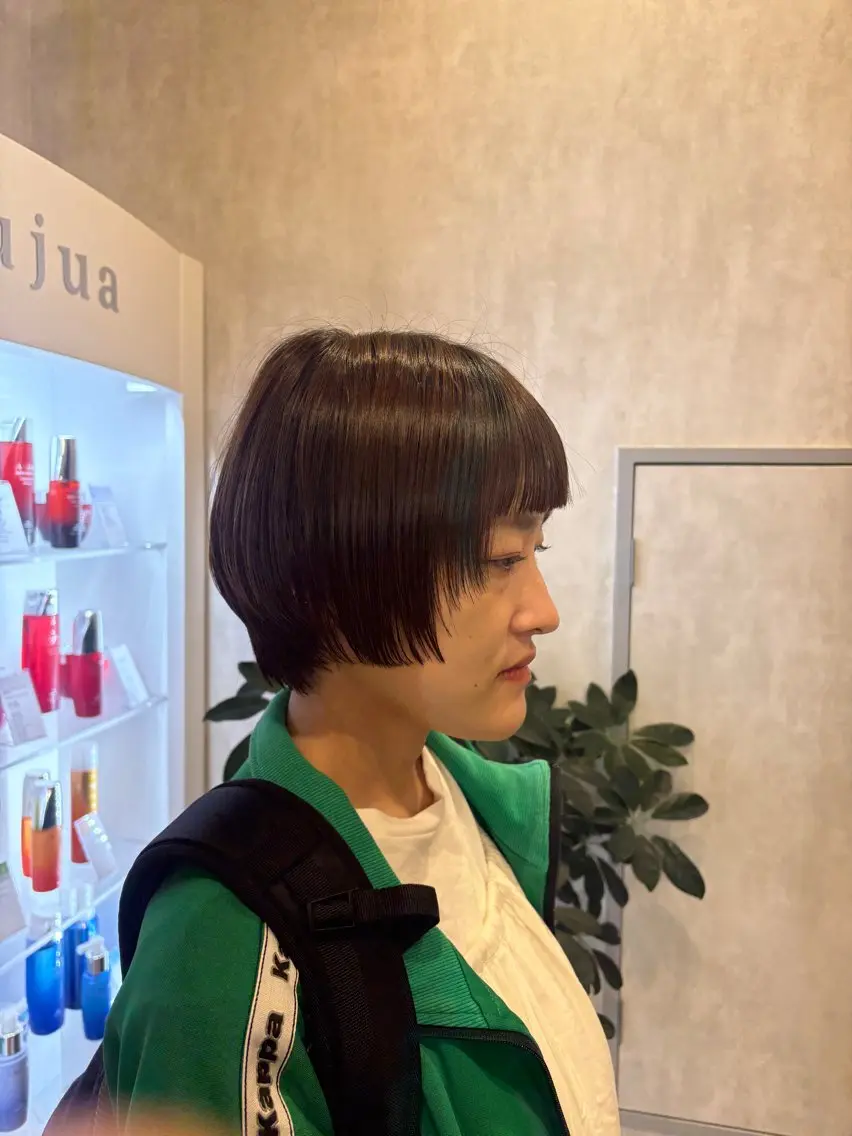 ショート カット シオン🪐レイヤー ウルフ メンズのヘアスタイル
