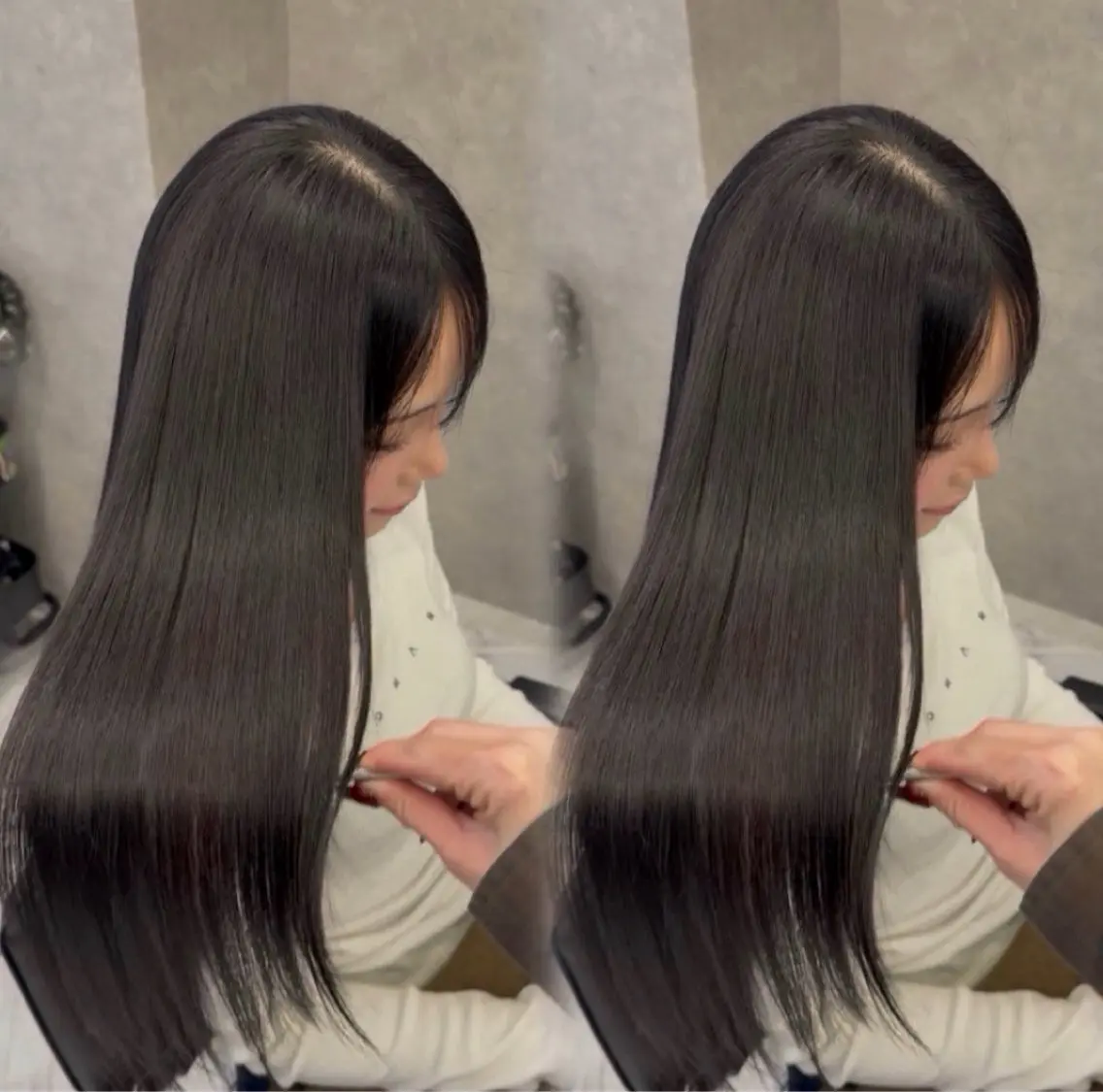 ロング ヘアカラー トリートメント 福岡美髪矯正/ KAEDEのヘアスタイル