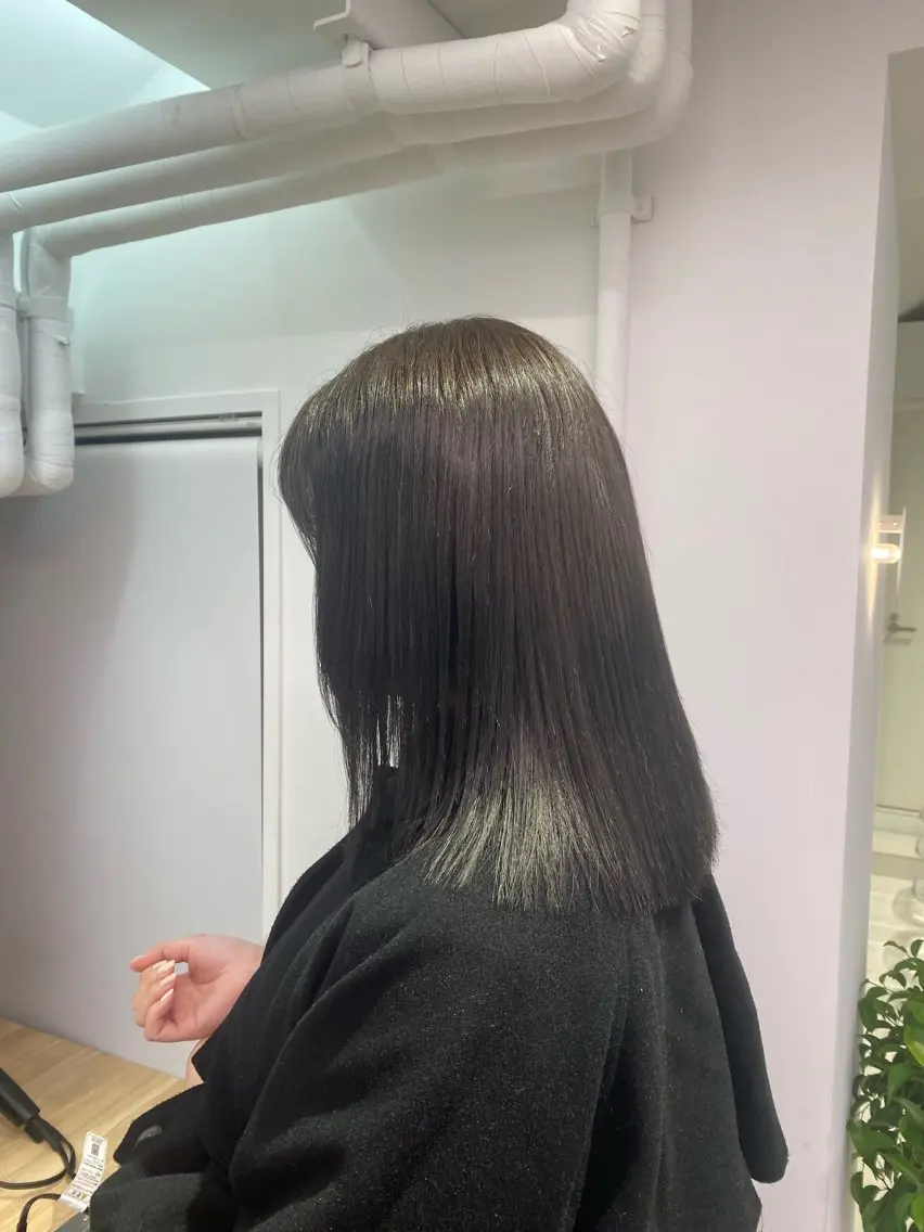 ミディアム カラー 透明感カラー ヘアカラー トリートメント Lomalia／ yuzuki🤎ᐩᕀのヘアスタイル