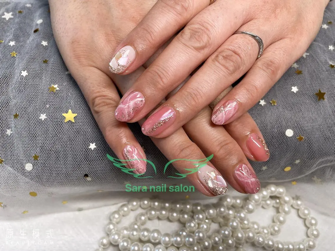 ネイル ハンドネイル ハンドケア 小岩 Saraのネイルデザイン