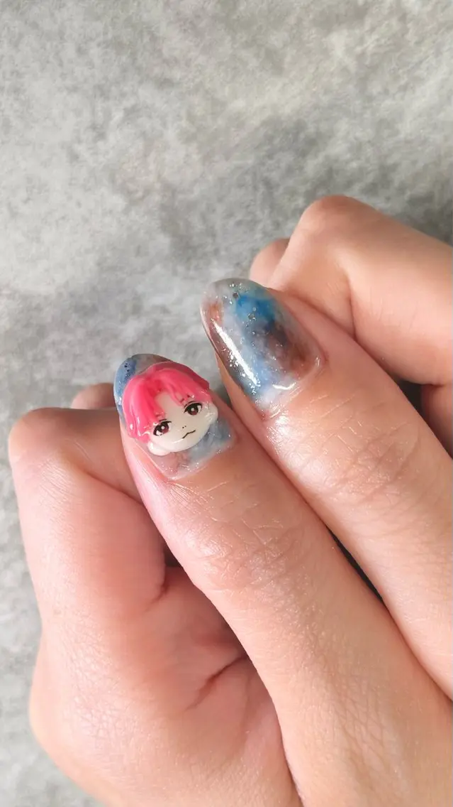 ネイル ハンドネイル ハンドケア shino🌟 痛ネイルのネイルデザイン
