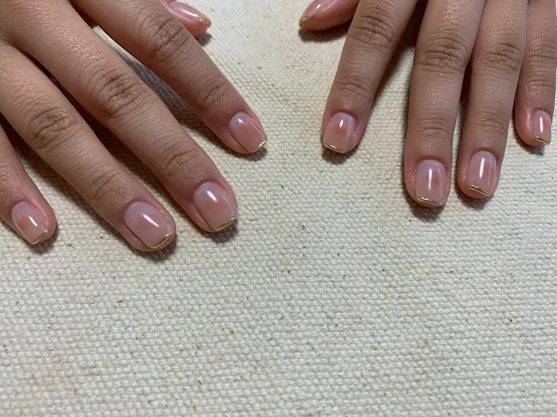 ネイル アートネイル ラメ(グリッター) 大理石ネイル(マーブル) ミラーネイル 冬ネイル ハンドネイル nail room カジカジのネイルデザイン