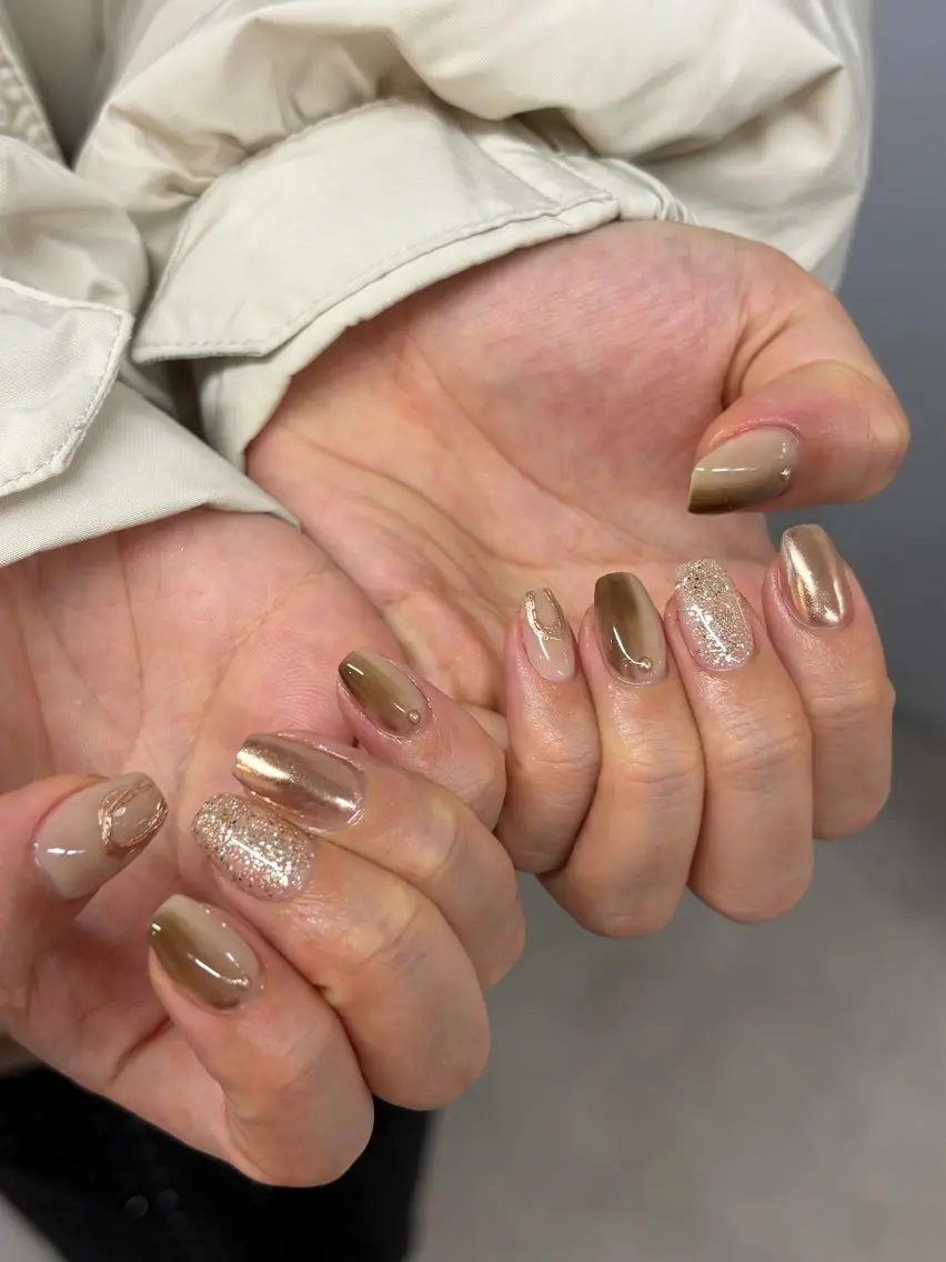 ネイル ニュアンスネイル 𝓨𝓾𝓴𝓲 🫧🌷のネイルデザイン