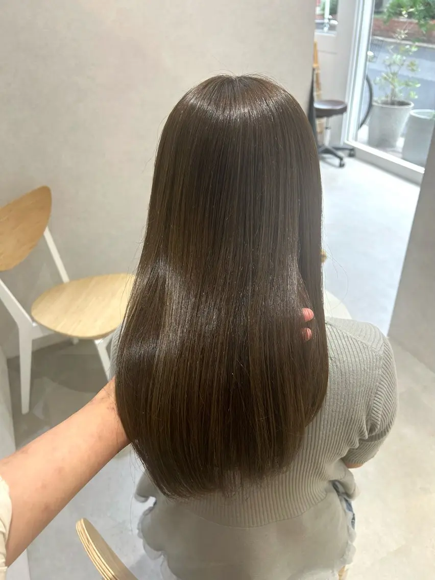 ロング Mao 🎀bob 赤み撃退🌿艶カラーのヘアスタイル