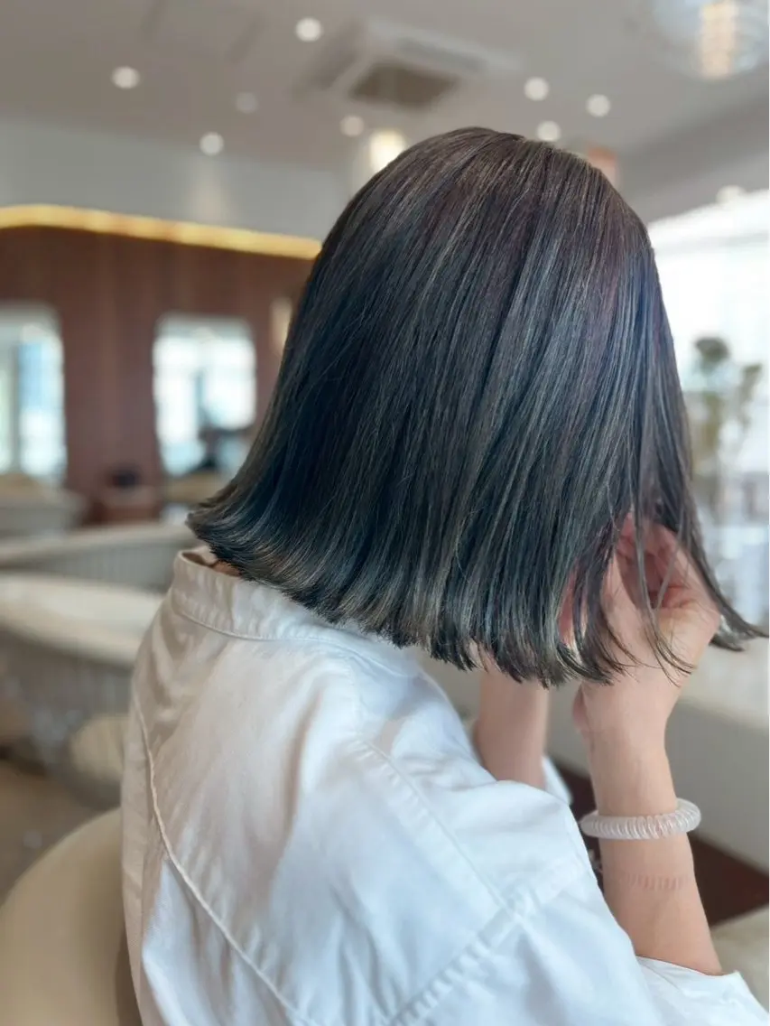 ミディアム カット ヘアカラー トリートメント ボブ/レイヤー/パー マ/立川/KOKIのヘアスタイル