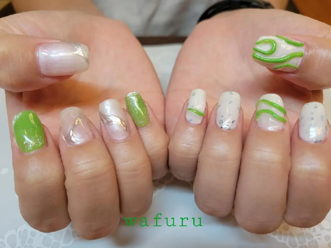 ネイル 和風流 wafuruのネイルデザイン