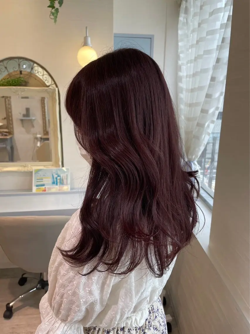ロング ヘアカラー トリートメント 💙 Airi💙のヘアスタイル