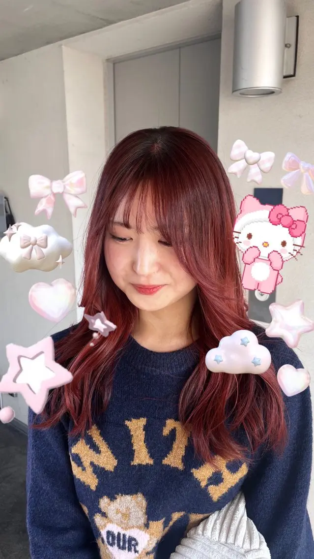 ロング ハイトーン/ゆるふわ 🧚𖥔ׁTOMO♡のヘアスタイル