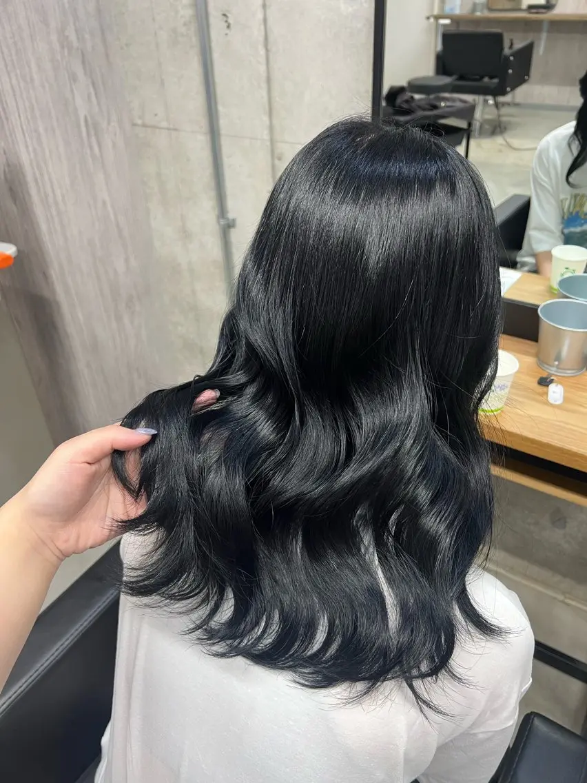 セミロング lafit kaede/韓国ヘアのヘアスタイル