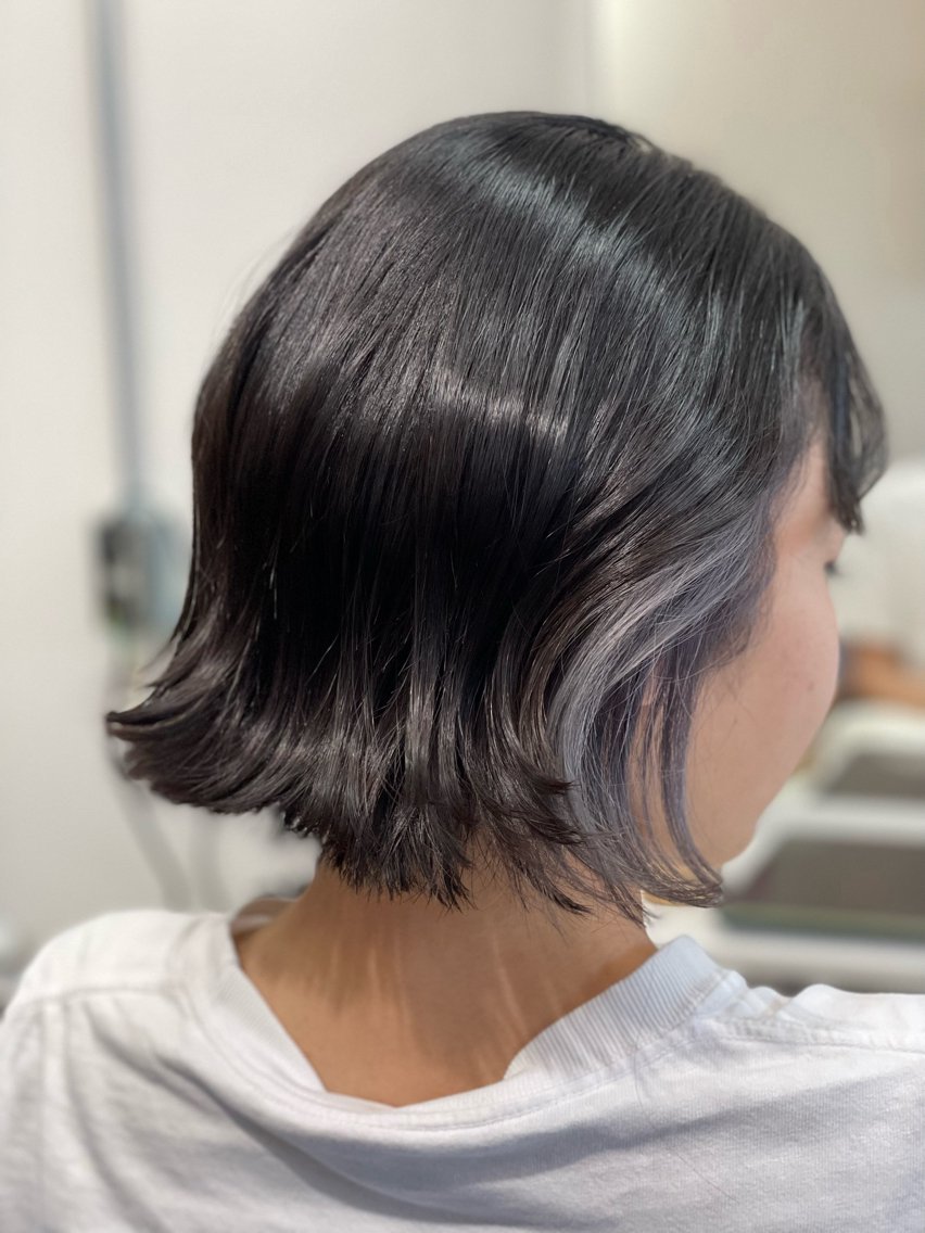 カラー イヤリングカラー シルバー ヘアカラー トリートメント Snaly カラー特化ページのヘアスタイル