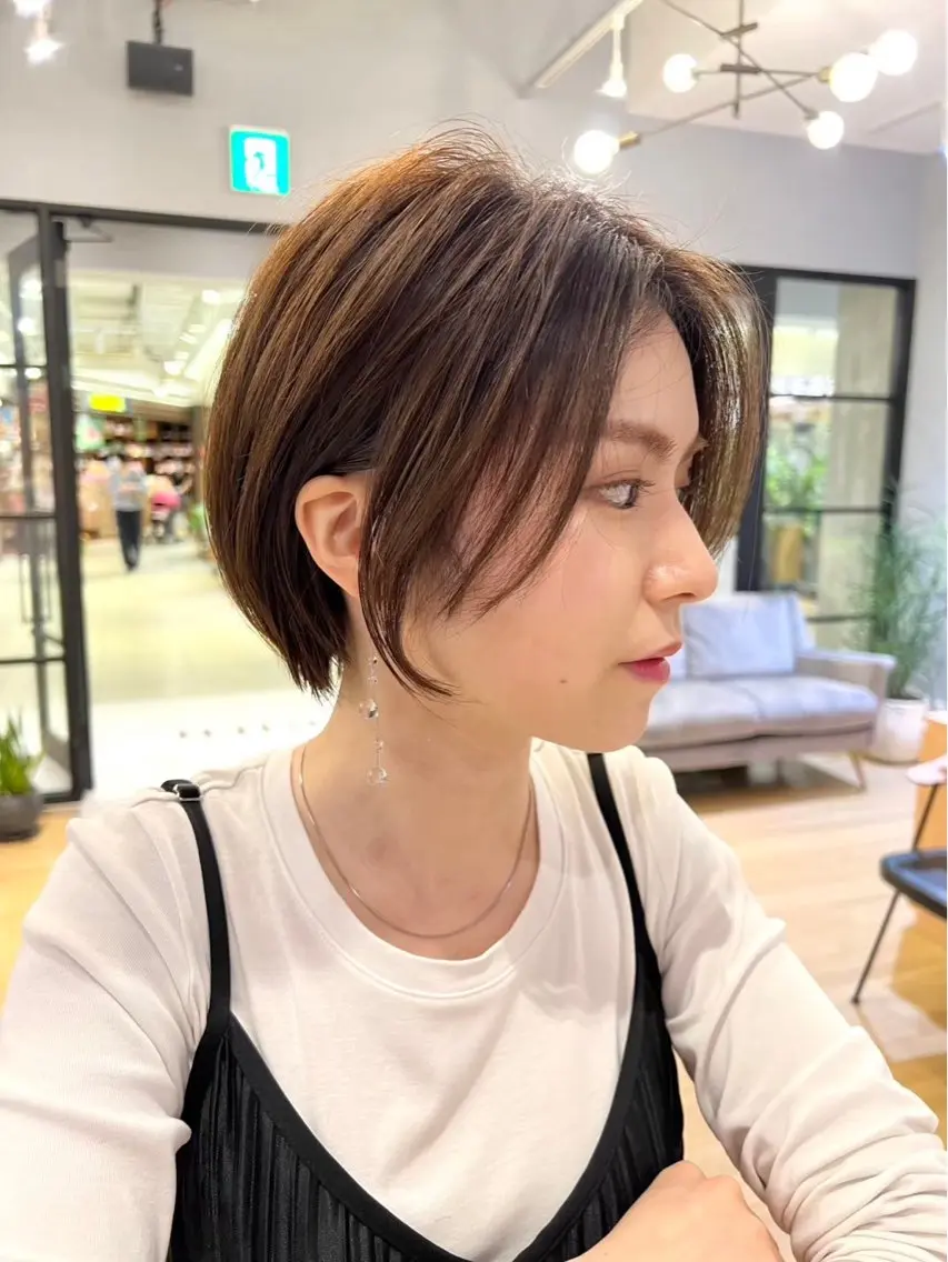 ショート 谷町四丁目/片山 朝陽/Le'aのヘアスタイル