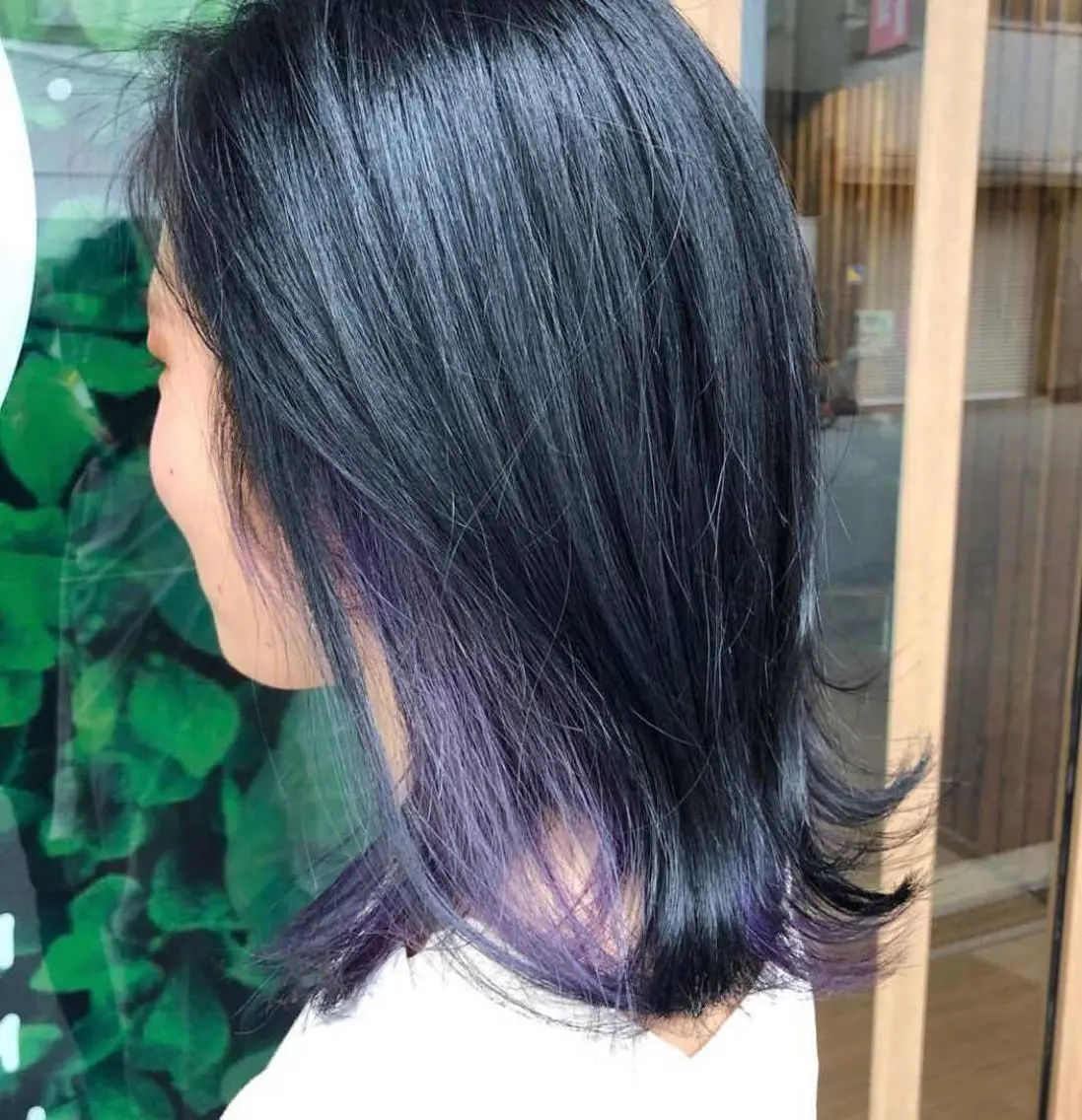 セミロング カラー カット ヘアカラー 薬師寺 優のヘアスタイル