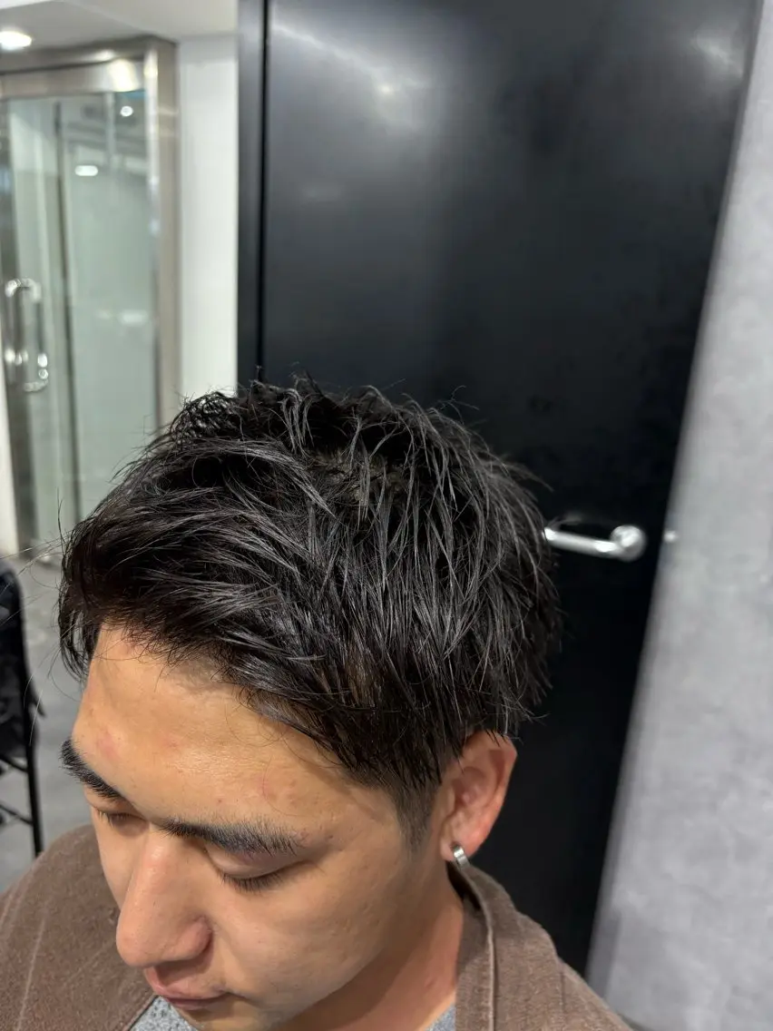 ショート メンズ カット 本間 颯太のヘアスタイル