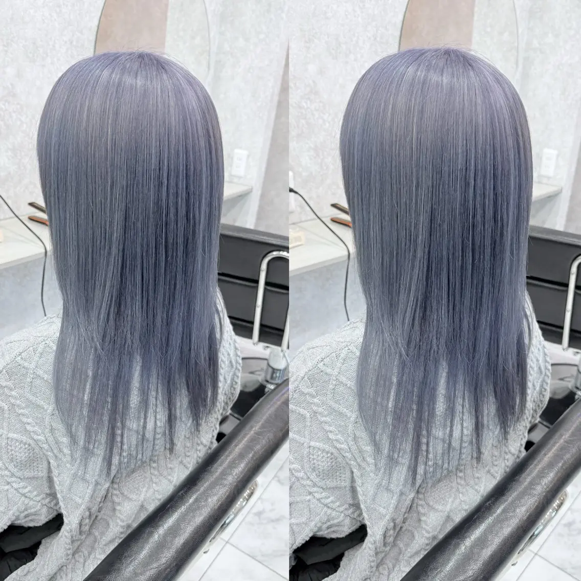 ミディアム カラー 🌺ハイトーン🌺 矢葺 なぎさ🌺🌺のヘアスタイル