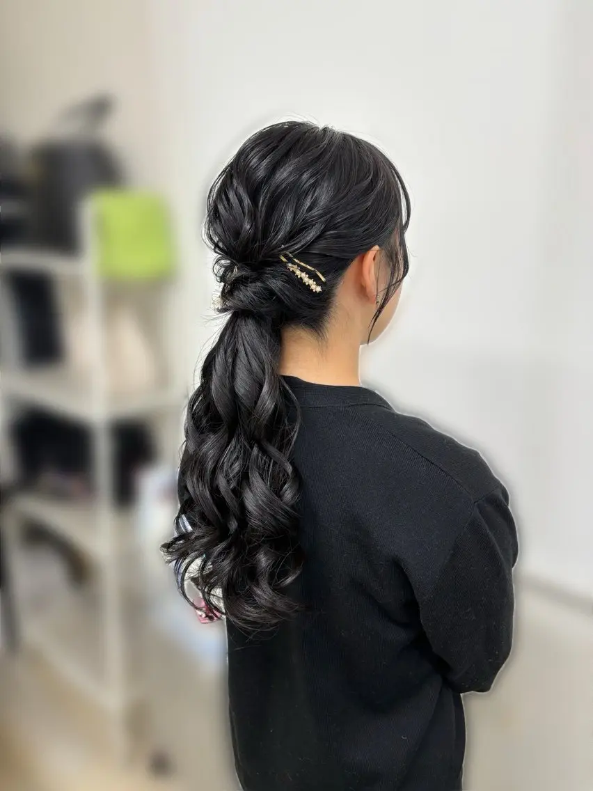 ヘアアレンジ 長岡 有里のヘアスタイル