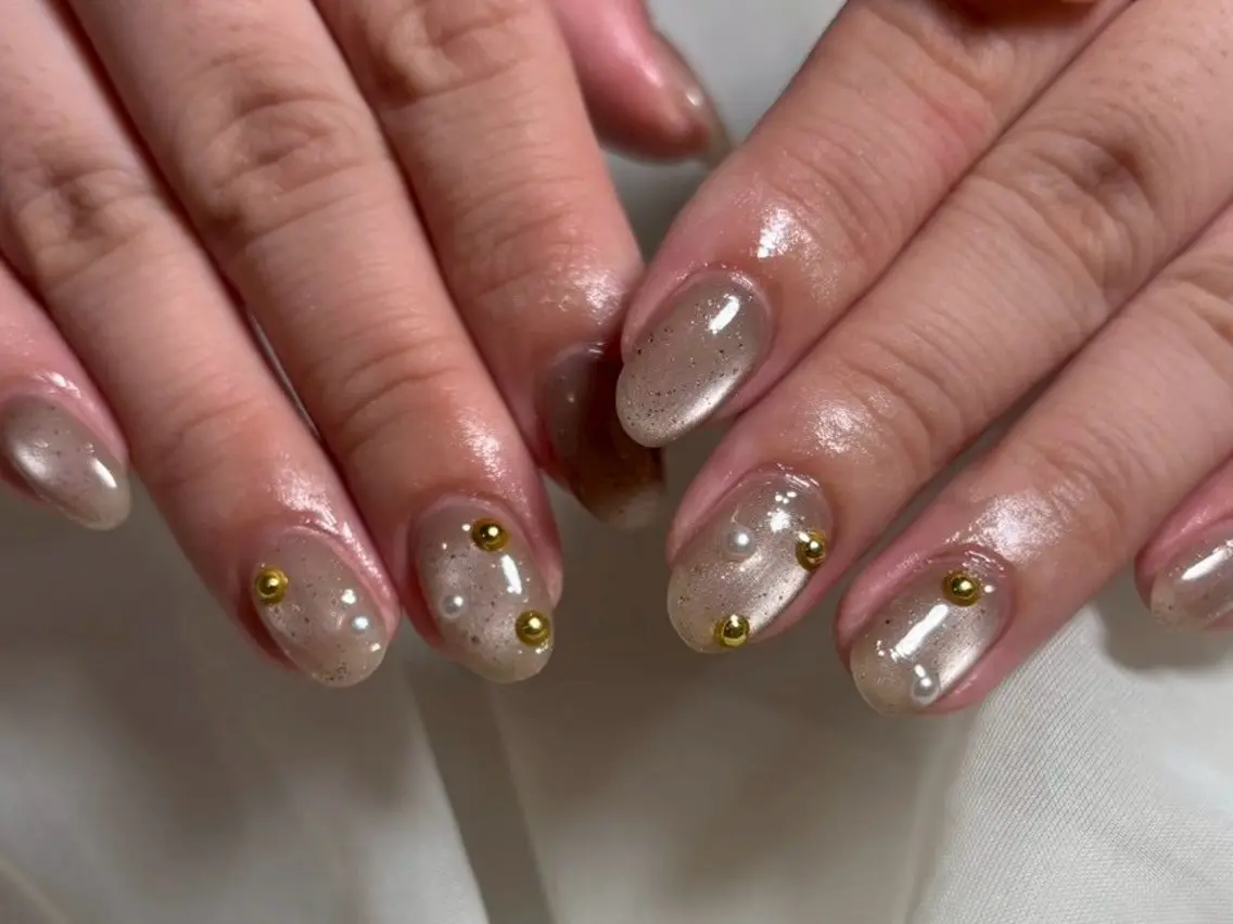 ネイル ニュアンスネイル ハンドネイル Nail Salon Luanaのネイルデザイン
