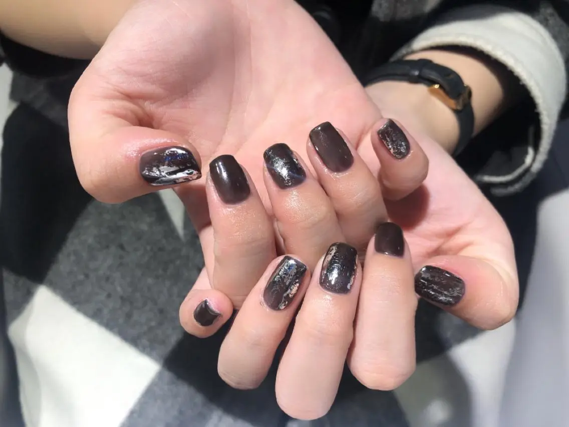 ネイル シンプルネイル ViLL 新小岩のネイルデザイン