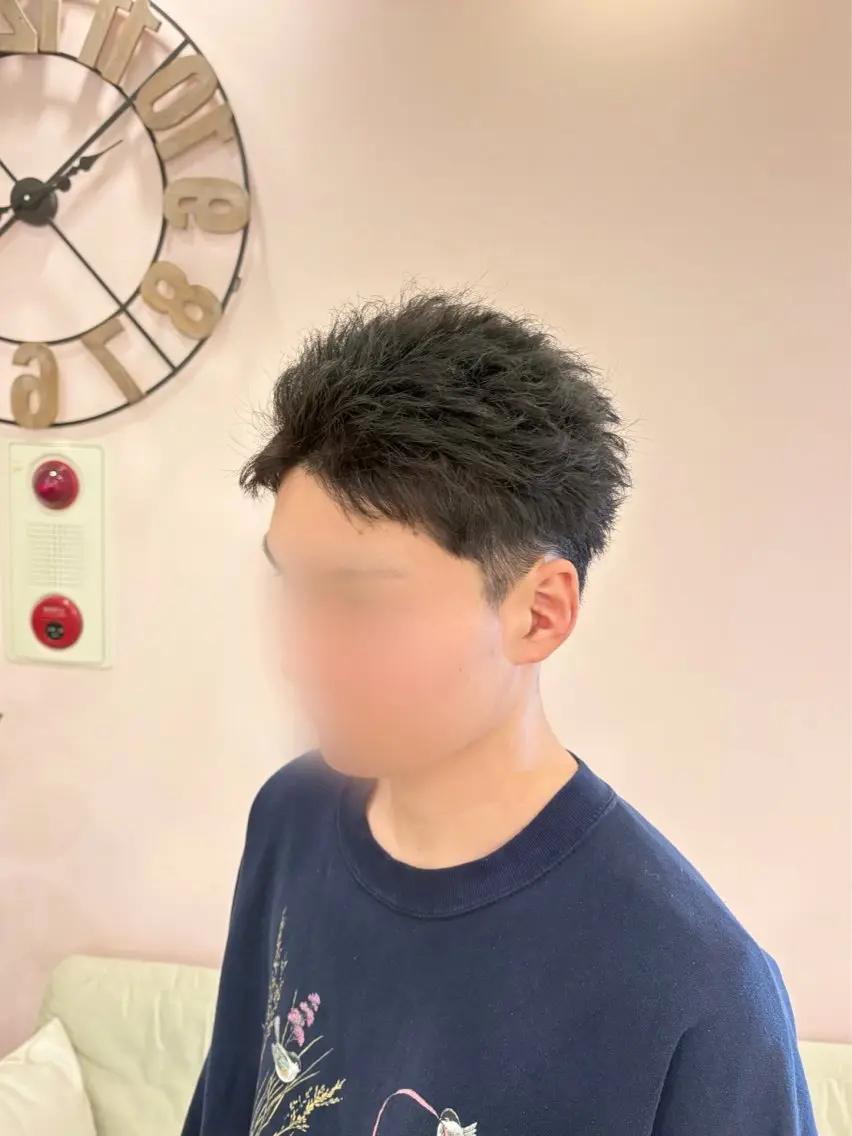 パーマ メンズ カラー0円モデル募集 ♡nanami♡のヘアスタイル