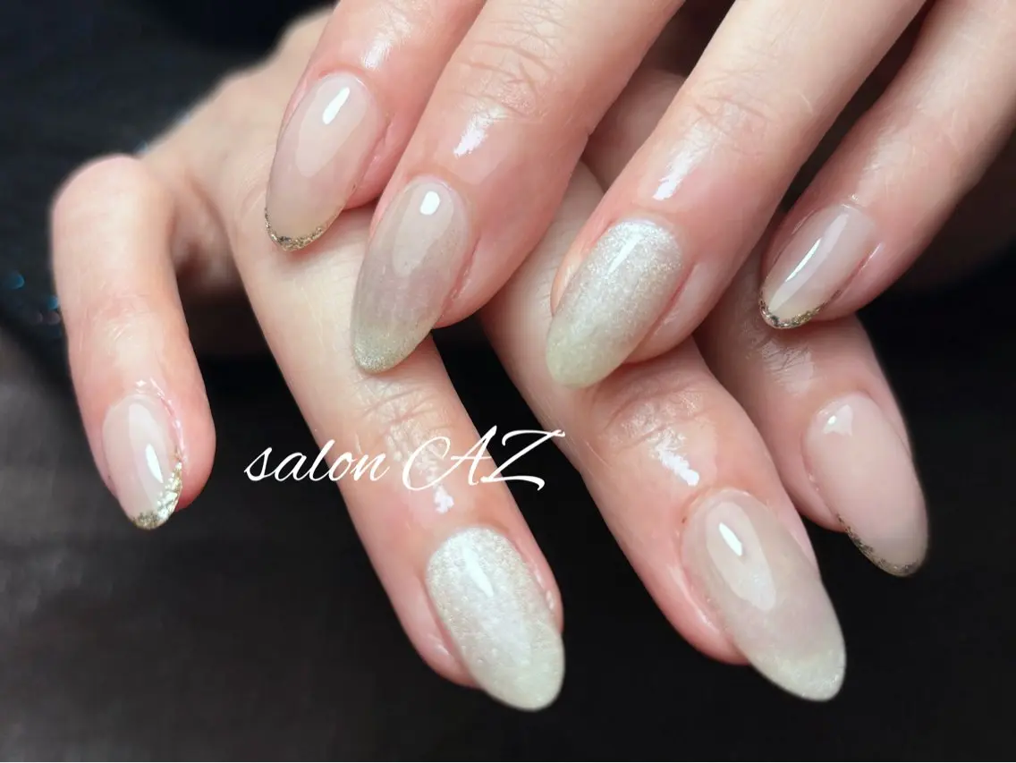 ネイル アートネイル フットネイル フレンチネイル マグネットネイル 持ち込み ハンドネイル salon AZのネイルデザイン