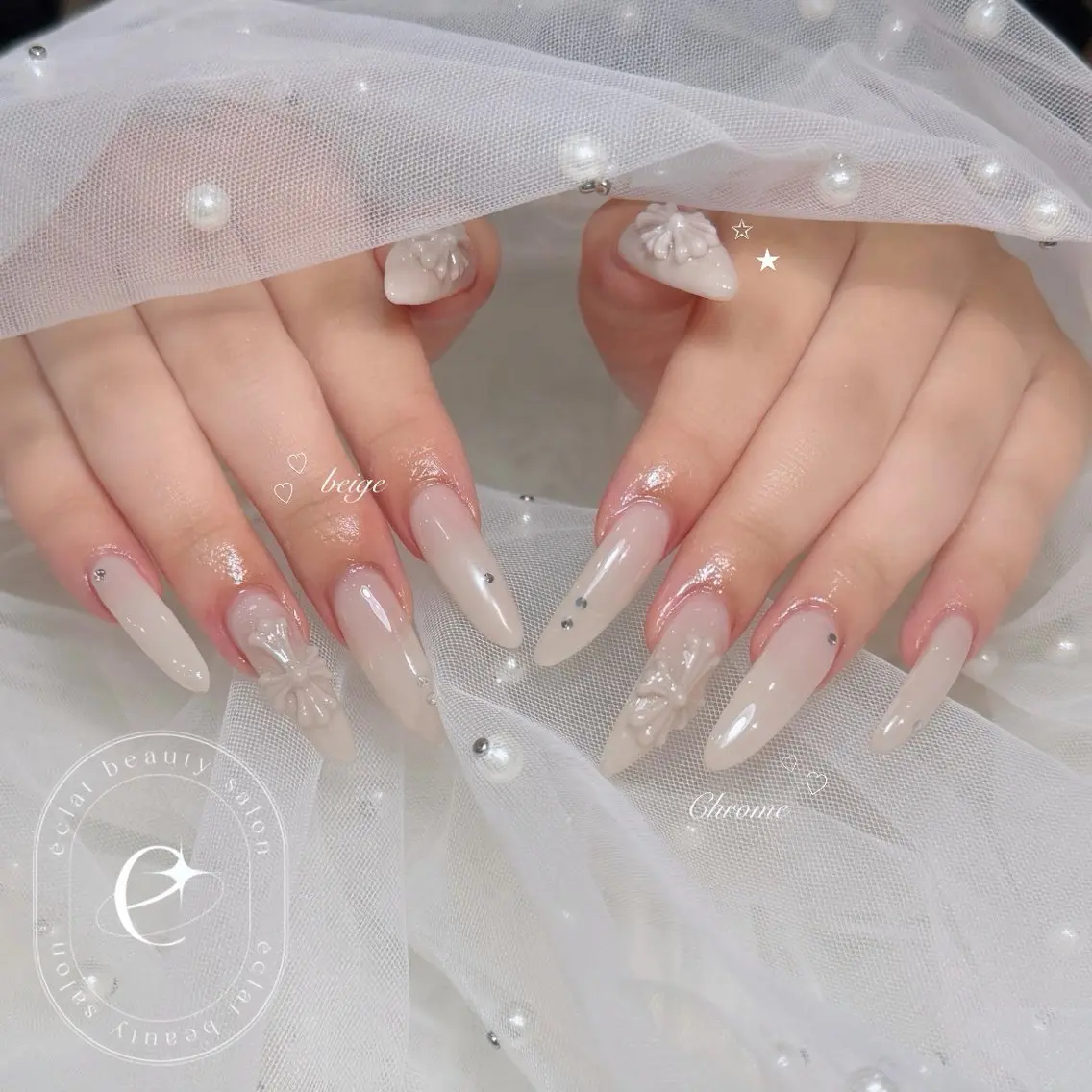 ネイル ハンドネイル eclat Kaedeのネイルデザイン
