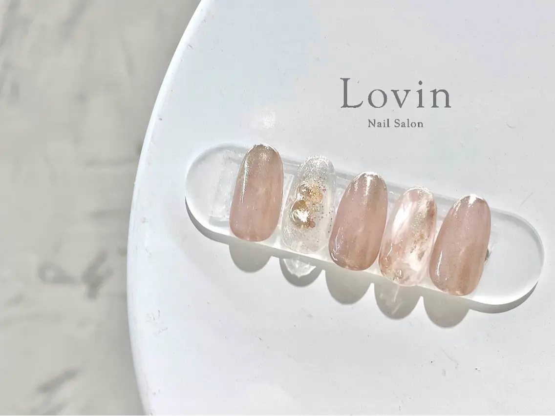 ネイル ジェルネイル キラキラネイル ニュアンスネイル オフィスネイル パラジェル k-two nailのネイルデザイン